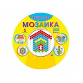 Фото товара - Мозаика 200 дет. (d=13мм, 5 цветов, круглая плата) (пластик) (от 3 лет) М-1040, (Рыжий кот)