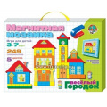 Фото товара - Мозаика Магнитная 249 дет. Веселый городок (в коробке, от 3 до 7 лет) 01511, (ООО "Десятое королевство")