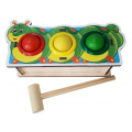Фото товара - WoodLandToys Стучалка. Гусеница (3 шарика, молоточек, дерево, от 3 лет) 115201, (ООО "СИБИРСКИЙ СУВЕНИР")