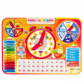 Фото товара - WoodLandToys Обучающая доска Часы-календарь-3 (дерево, от 3 лет) 094103, (ООО "СИБИРСКИЙ СУВЕНИР")