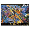 Фото товара - ПазлыKONIGSPUZZLE 1000 дет. Тайланд. Ночной Бангкок ГИK1000-0636, (Рыжий кот)