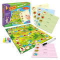 Фото товара - Настольная Игра Пиши-стирай. Посчитай-ка! (игровое поле, карточки, маркер, фишки, кубик, правила, в коробке, от 4 до 8 лет) 02663, (ООО "Русский стиль")