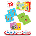 Фото товара - Настольная Игра Bright Kids. Полезные игры. Укроти цифры (70 жетонов, правила, в коробке, от 5 лет) ИН-4266, (Рыжий кот)