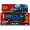 Фото товара - Модель Инерционная Технопарк KIA Rio X (12см, металл, открываются двери и багажник, синий, в коробке, от 3 лет) XLINE-12-BU, (Shantou City Daxiang Plastic Toy Products Co., Ltd)