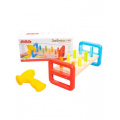 Фото товара - Baby Toys Игрушка Забивалка. Радужные столбики (пластик, в коробке, от 3 лет) 70004, (ООО "Десятое королевство")