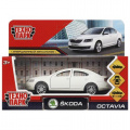 Маленькое фото товара - Модель Инерционная Технопарк SKODA OCTAVIA (12см, металл, открываются двери и багажник, белый, в коробке) OCTAVIA-12-WH, (Huada Toy Co.,Ltd). Вариант №1