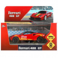 Фото товара - Модель Инерционная Технопарк Спорткар Ferrari 488 GT (10см, металл, открываются двери, в коробке) 2302C0434-R, (Huada Toy Co.,Ltd)