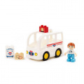 Фото товара - Конструктор Макси 6 дет. Скорая помощь (пластик, в коробке, от 3 лет) 10845, (Полесье)
