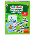 Фото товара - Карточки-сортеры  "Любимые фигуры" (32 карточки, в коробке, от 3 лет) И-7281, (Рыжий кот)
