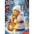 Фото товара - Пазлы 1000 дет. Зимняя прогулка П1000-7632, (Рыжий кот)
