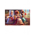 Фото товара - Пазлы 104 дет. Оживи мультфильм. Аленький цветочек (+QR-код) Х104-7230, (Рыжий кот)
