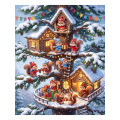 Фото товара - Пазлы 160 дет. Оживи мультфильм. Белки на елке (+QR-код) Х160-6733, (Рыжий кот)