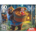 Фото товара - Пазлы 60 дет. Оживи мультфильм. Маша и медвдь (+QR-код) Х60-5077, (Рыжий кот)