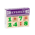 Фото товара - Томик Кубики 12 шт. Цифры (дерево, от 3 лет) 1111-3, (ООО "Томь-Сервис")