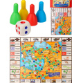 Маленькое фото товара - Настольная Игра Семь чудес света (игра-ходилка, фишки, кубик, в пакете, от 3 лет) ИН-8018, (Рыжий кот). Вариант №1