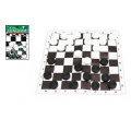 Фото товара - Настольная Игра Шашки (поле 28,5*28,5см, пластик, картон, в пакете, от 6 лет) ИН-1832, (Рыжий кот)