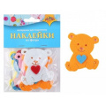 Маленькое фото товара - Декоративные наклейки из ФЕТРА "Мишка" С3369 АппликА. Вариант №1