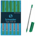 Фото товара - Ручка шариковая 1.0мм "Вершины/Tops" 505M зеленая 150604 Schneider