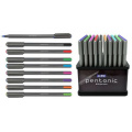 Маленькое фото товара - Ручка шариковая LINC "PENTONIC. SILVER" ассорти 1.0мм 7024/100/ASST (отгрузка 100 шт) LINC. Вариант №1