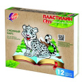Фото товара - Пластилин  12цв 180 гр. "ЗООПАРК/ZOO" без стека 29С 1722-08 Луч