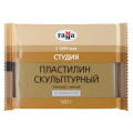 Фото товара - Пластилин скульптурный  500гр. "Студия" телесный, мягкий 2.80.Е050.002 Гамма