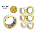 Фото товара - Клейкая лента 48 мм х 66 м прозрачная 45 мкм M-16380 Mazari