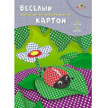 Фото товара - Набор цветного картона двустороннего А4 6л 6цв (веселый) "Горошек" С0151-02 АппликА