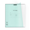 Маленькое фото товара - Тетрадь  18л линия с пластиковой обложкой 56365 Классика CoverPro® "Пастель" мятная ErichKrause. Вариант №1
