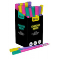 Фото товара - Ручка гелевая "Пиши-стирай" "CHOOSE NEON" синяя 0.5 мм РГ-ПСЧН SchoolФормат