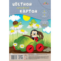 Фото товара - Набор цветного картона А4  6л 6цв волшебного "Божья коровка" ПЭТ С2464-12 АппликА