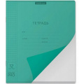 Фото товара - Тетрадь  12л клетка с пластиковой обложкой 56440 КлассикаCoverPrо® " Сияние" бирюзовая ErichKrause