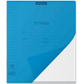Фото товара - Тетрадь  18л линия с пластиковой обложкой 56445 Классика CoverPro® Сияние синяя ErichKrause