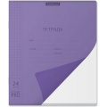 Фото товара - Тетрадь  24л клетка с пластиковой обложкой 56429 Классика CoverPrо® Сияние фиолетовая ErichKrause