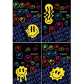 Фото товара - Блокнот А6 24л клетка "БЕЗУМНАЯ УЛЫБКА/CRAZY SMILEY" Б24-6253 Проф-Пресс