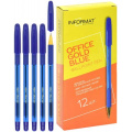 Фото товара - Ручка шариковая масляная 0.5мм "ОФИСНАЯ ЗОЛОТАЯ/Office Gold Blue" синяя OPR04-03-BB inФОРМАТ