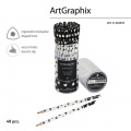 Фото товара - Карандаш пластиковый  "СЕРДЕЧКИ/ArtGraphix" трехгранный НВ 21-0038/25 Bruno Visconti