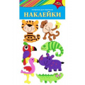 Маленькое фото товара - Декоративные наклейки из ЭВА "Веселые зверята" С3476-12 АппликА. Вариант №1