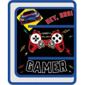 Фото товара - Папка для труда А4 молния вокруг 32,5х23х2,5 см ПТР-1 "BROTHER GAMER" Пчелка