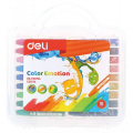 Фото товара - Пастель масляная 18цв EC20114 "Color Emotion" пластик.уп. (1045207) Deli