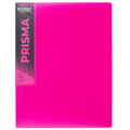 Фото товара - Папка пластиковая 4 кольца 25мм PRISMA NEON 700 мкм EC211400013 розовая, эффект 3D Expert Complete