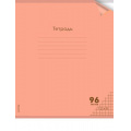 Фото товара - Тетрадь  96л клетка с пластиковой обложкой "НЕОН ORANGE" 96-1368 Проф-Пресс