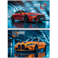 Фото товара - Альбом для рисования 12л "КРАСИВЫЕ АВТОМОБИЛИ - 5" 12-7988 Проф-Пресс