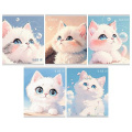 Маленькое фото товара - Тетрадь  48л клетка "Милый пушистый/Cute Fluffy" мат.лам с эффектом мокрый шелк ТК489656 Listoff. Вариант №1