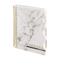 Фото товара - Записная книжка на спирали А5 200л c разделителями "КАРРАРА"/CARRARA" 3-820/01 Bruno Visconti