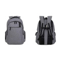 Фото товара - Рюкзак молодежный RQ-310-1/5 серый - черный 31х46х18 см GRIZZLY