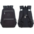 Фото товара - Рюкзак школьный RB-554-4/1 черный 28х39х20 см GRIZZLY