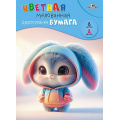 Фото товара - Набор цветной бумаги двусторонней мелованной А4  8л 8цв "Зайка" С2281-20 АппликА
