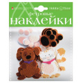 Маленькое фото товара - Декоративные наклейки из ФЕТРА "Котята и щенята" 2-093/05 Альт. Вариант №1