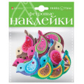Маленькое фото товара - Декоративные наклейки из ФЕТРА "Птички" 2-093/08 Альт. Вариант №1