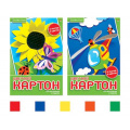 Фото товара - Набор цветного картона А4  5л 5цв "Хобби тайм" 2 вида 11-405-240 Альт